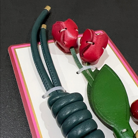 Piper K | Whimsical Heart & Rose Bag Charm - Picture 9 of 10